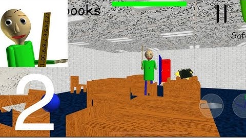 Baldi’s Basics Classic - Gameplay Walkthrough Part 2 - Tutorial (iOS, Android)