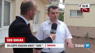 Karasu Belediye Başkan Adayı İshak Sari.