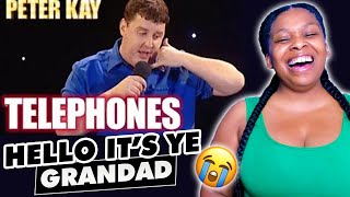 American Reacts to Telephone Etiquette | Peter Kay| Live at the Manchester Arena