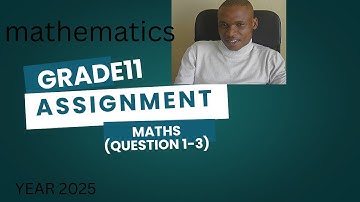 MATHEMATICS ASSIGNMENT GRADE11 TERM 2 2025
