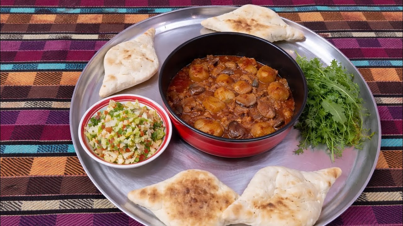 تبسي باذنجان عراقي على أصوله