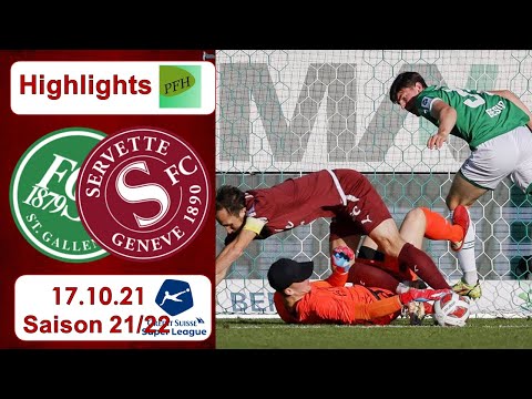 St. Gallen Servette Goals And Highlights