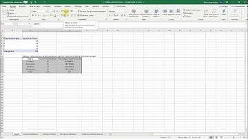 Excel : tableau à 1 variable(qualitative)