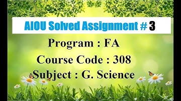 AIOU Code 308 Solved Assignment No 3 Spring 2025 | Introduction to Business Statistics