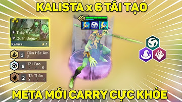 ĐỘI HÌNH TÁI TẠO + TIÊN HẮC ÁM | KALISTA BIẾN TÁI TẠO UNTY LIÊN TỤC CARRY CỰC KHỎE | DTCL MÙA 5