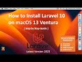 How to Install Laravel 10 on macOS 13 Ventura !! [ Step by Step Guide ]