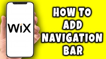 How To Add Navigation Bar In Wix || Short Tutorial