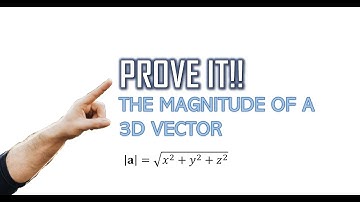 Magnitude of a 3D Vector: Prove It!