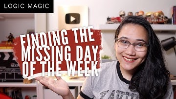 Days of the Week Logic Problem | Logic Magic