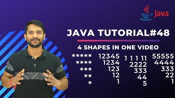 Star Printing | Shape Printing | Pyramid Printing | In Java | Part 4 | In Hindi