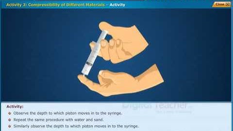 Compressibility of Different Materials, Class 9 Physics | Smart Class