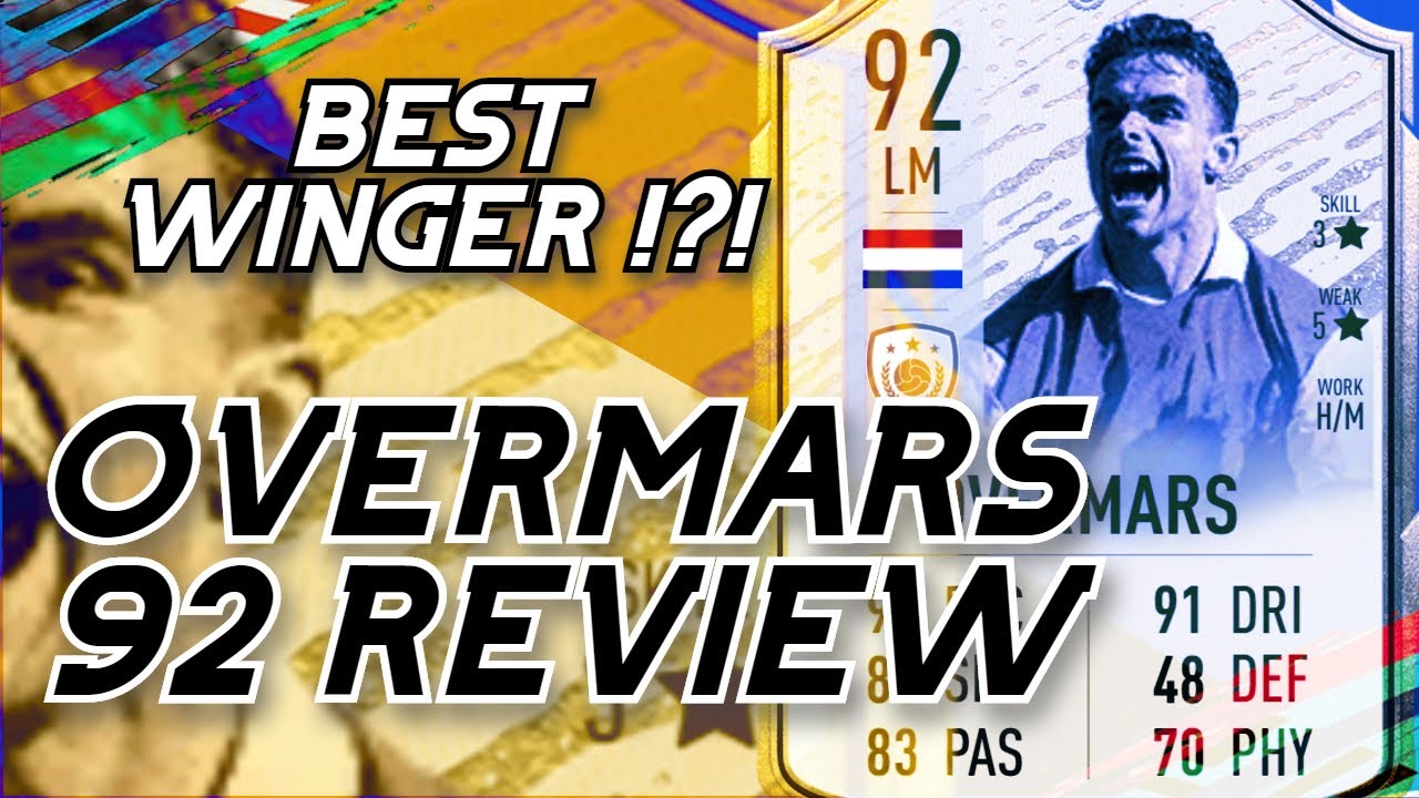 OVERMARS 92 ICON MOMENTS FIFA 20 PLAYER REVIEW - YouTube