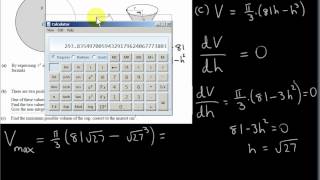 Q8 Differentiation - Project Maths Paper 1  HL (2012)