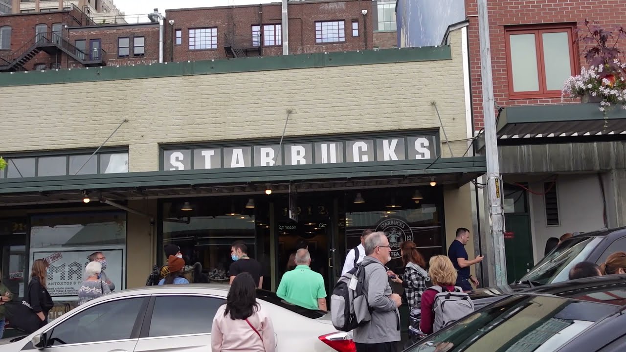 First Starbucks Coffee store 1912 Pike Place 