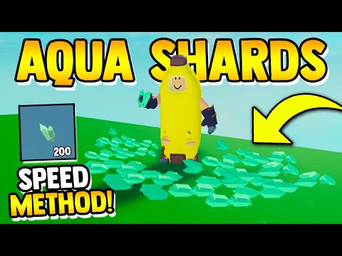 how to get AQUAMARINE SHARDS FAST!! | Skyblock roblox