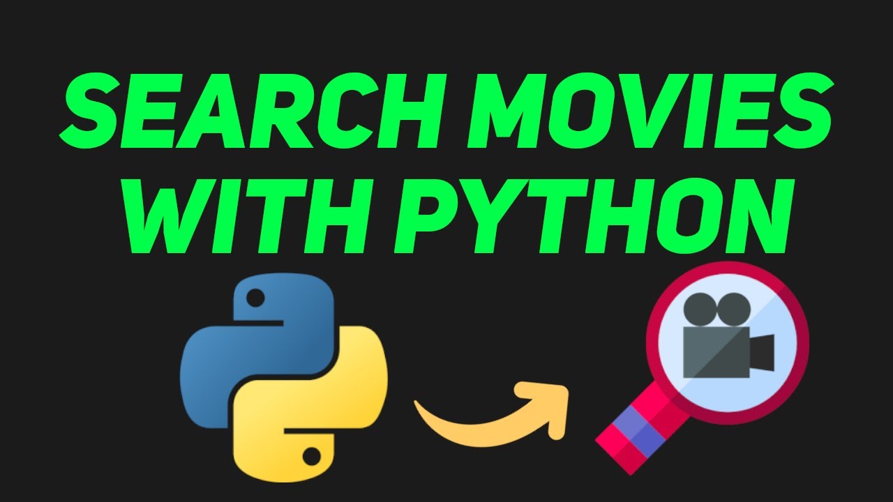 Movie Search App with Python | Retrieve Movie Details and Posters - YouTube