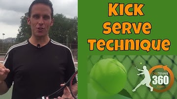 Tennis kick serve | Step by Step Instruction  (Osatennis360)