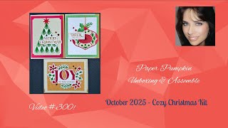 Paper Pumpkin – October 2025 * Cozy Christmas * – 🎙 300th Video! 🎙