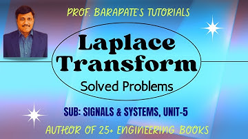LAPLACE TRANSFORM (SOLVED PROBLEMS)