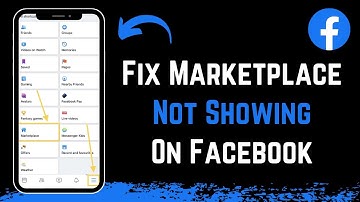 Fix Facebook Marketplace Not Showing / Missing !