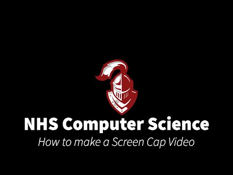 Northridge Computer Science How to make a video for Teachers