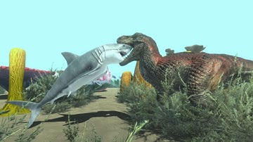 NEW UNIT Great White Shark vs ALL UNITS Animal Revolt Battle Simulator