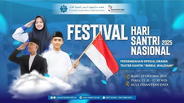 🔴(LIVE) Festival Hari Santri Nasional 2025 Pondok Pesantren Tahfidz Dartuttaufiq Ar-Rahman (DATA)