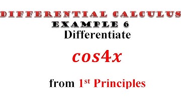Differentiating a trigonometric function from 1st Principles