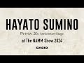 Hayato sumino  privia pxs7000 special stage at the namm show 2024