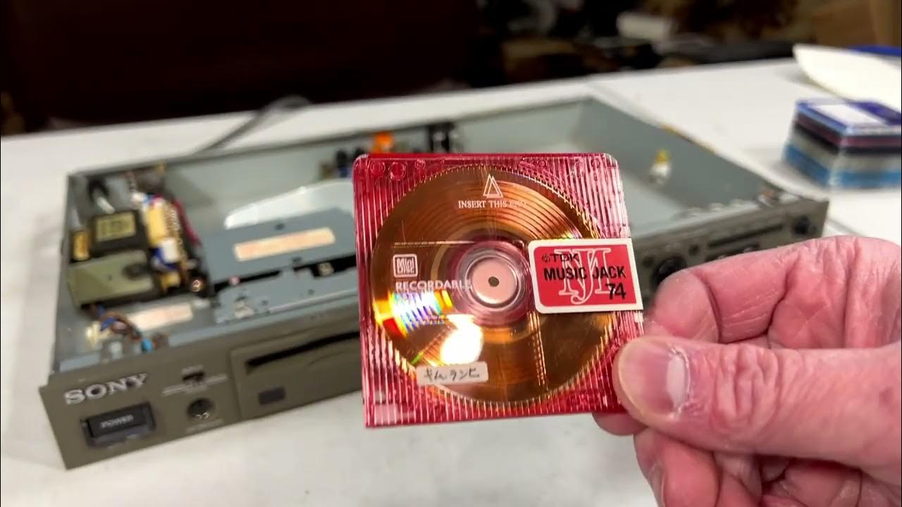 Sony MDSE10 Minidisc Recorder Disc Stuck, No Record, Broken Switch