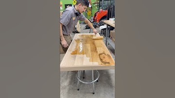 Scrap wood turned office desk!