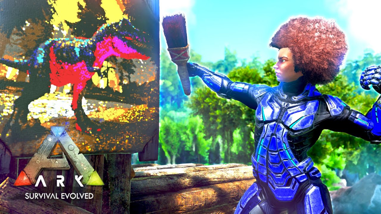 #37 I Imported FANART into my Base! | ARK: Survival Evolved - YouTube