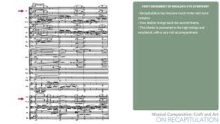 Musical Composition, Craft and Art #16 - On Recapitulation