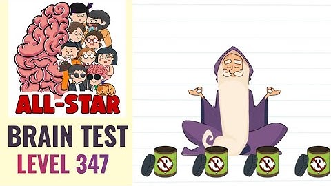 Brain Test All Star Level 347 | Hunt the ghosts with this old wizard | Walkthrough