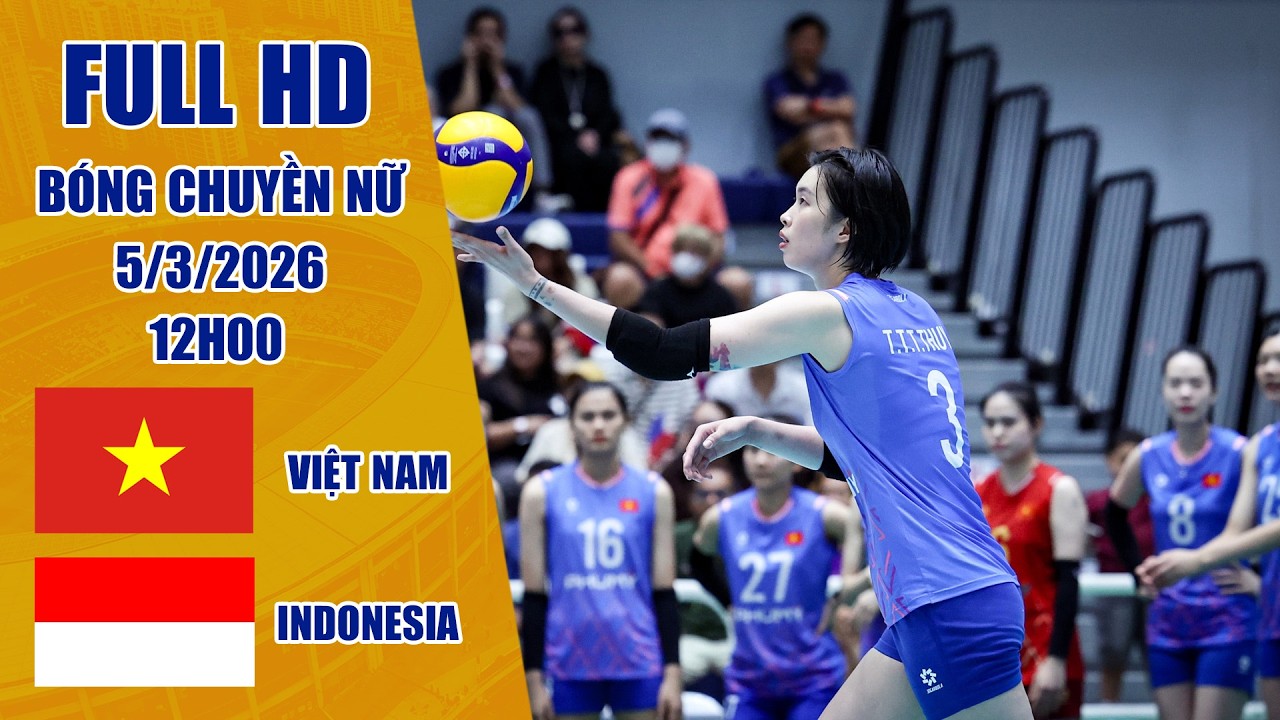 Việt Nam - Indonesia | Thi đấu sòng phẳng, hai đội kéo nhau đến set 5 kịch tính