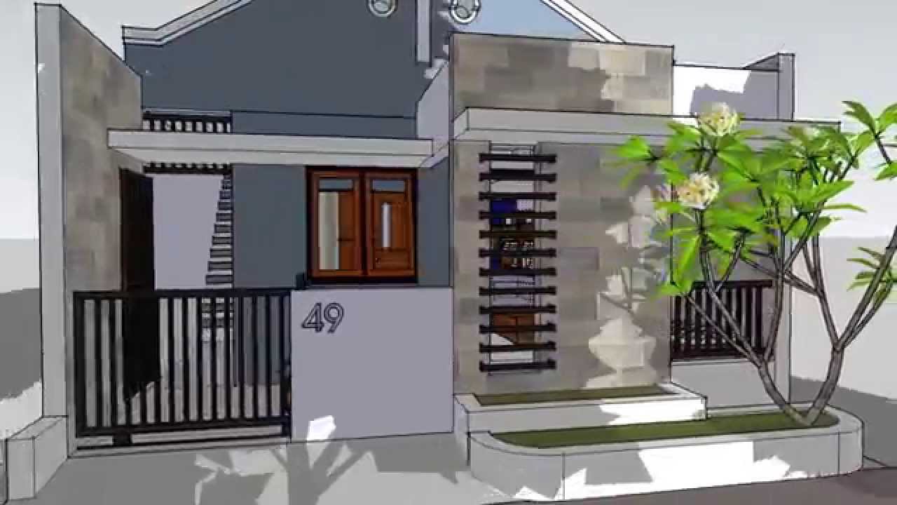 Animasi SketchUp Renovasi Rumah No 49 Revisi Teras YouTube