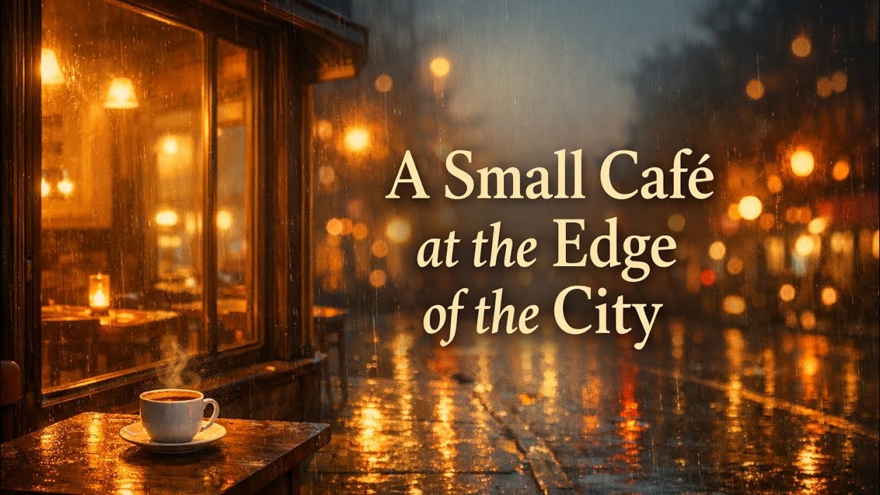 A Small Café at the Edge of the City | Relaxing English Story for Learning 