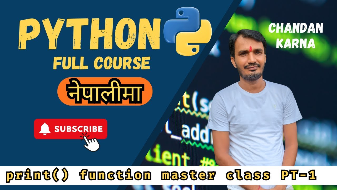Python print() Function - Complete Masterclass in Nepali (Syntax ...
