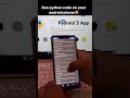 Run Python 3 code on your phone 😄 Pydroid 3 app for python 3 🚀 #pythonprogramminglovers4923