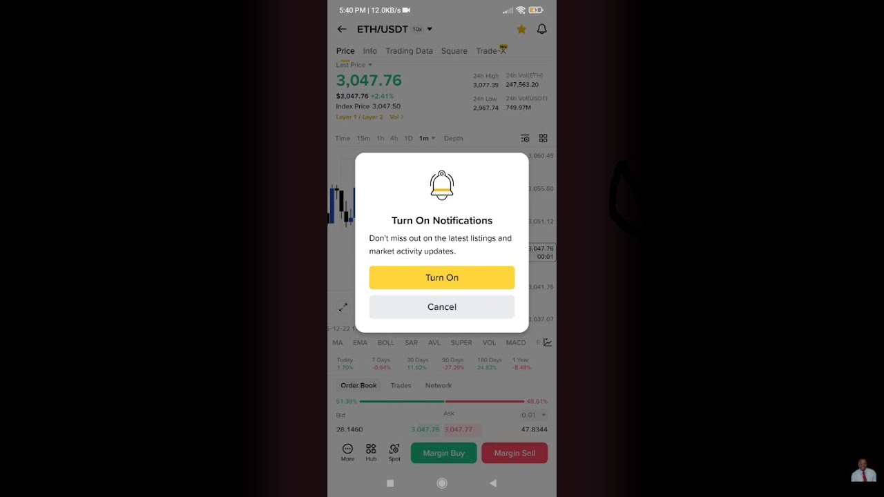How to Set Price Alerts on Binance Mobile App (How to Set Notifications  Alerts in Binance)
