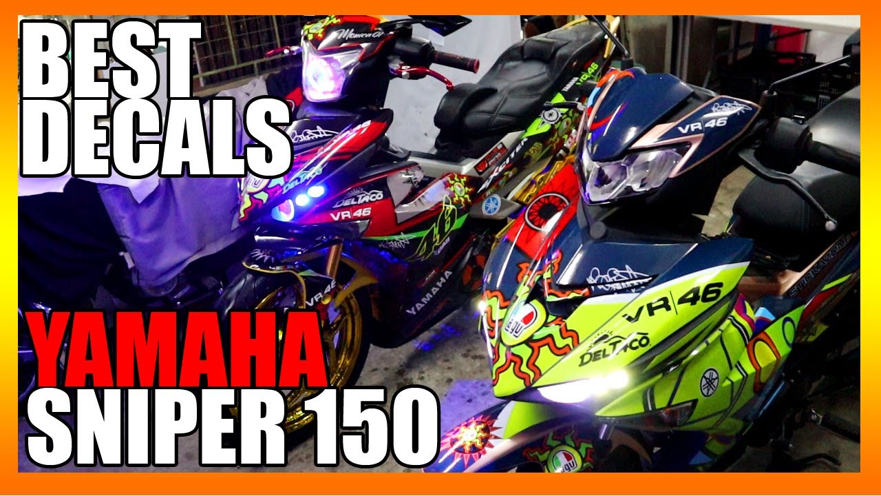 BEST DECALS FOR YAMAHA SNIPER 150 STICKAZONE YouTube