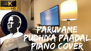 Video thumbnail of "Paruvame Puthiya Paadal Paadu Piano Cover | Nenjathai Killathe | Adithyha Jayakumar | 4K"