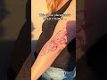 Woman gets a butterfly tattoo that moves with her arm!
