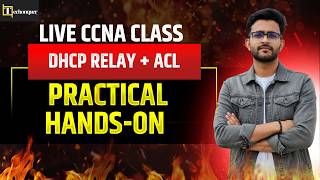 DHCP RELAY + ACL (ACCESS CONTROL LIST) Part 2 || Free Live CCNA Training
