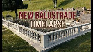 Building Peace: Garden of Remembrance Balustrade Timelapse | Pet Funeral Services