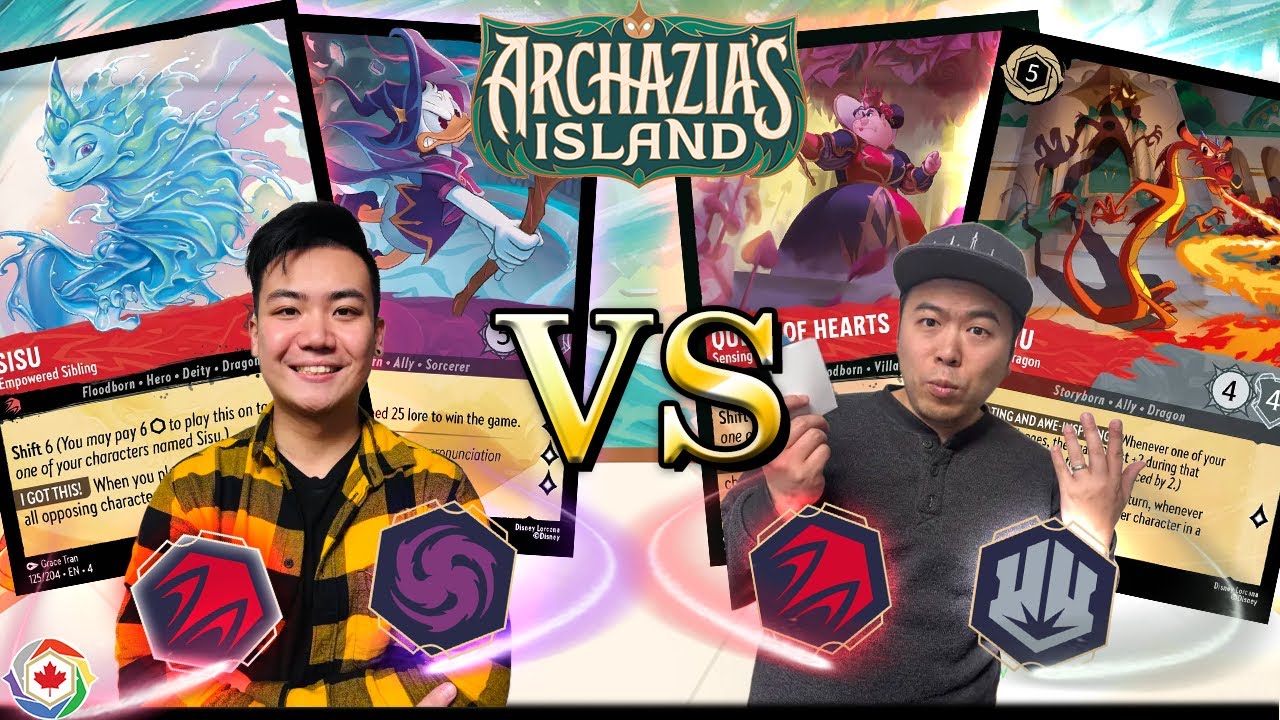 Ruby Amethyst VS Ruby Steel - Lorcana Archazia's Island Live Challenge!