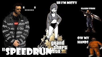 GTA re3 F.A.I.C "SPEEDRUN" 1080P HD 60FPS MAX GRAPHICS