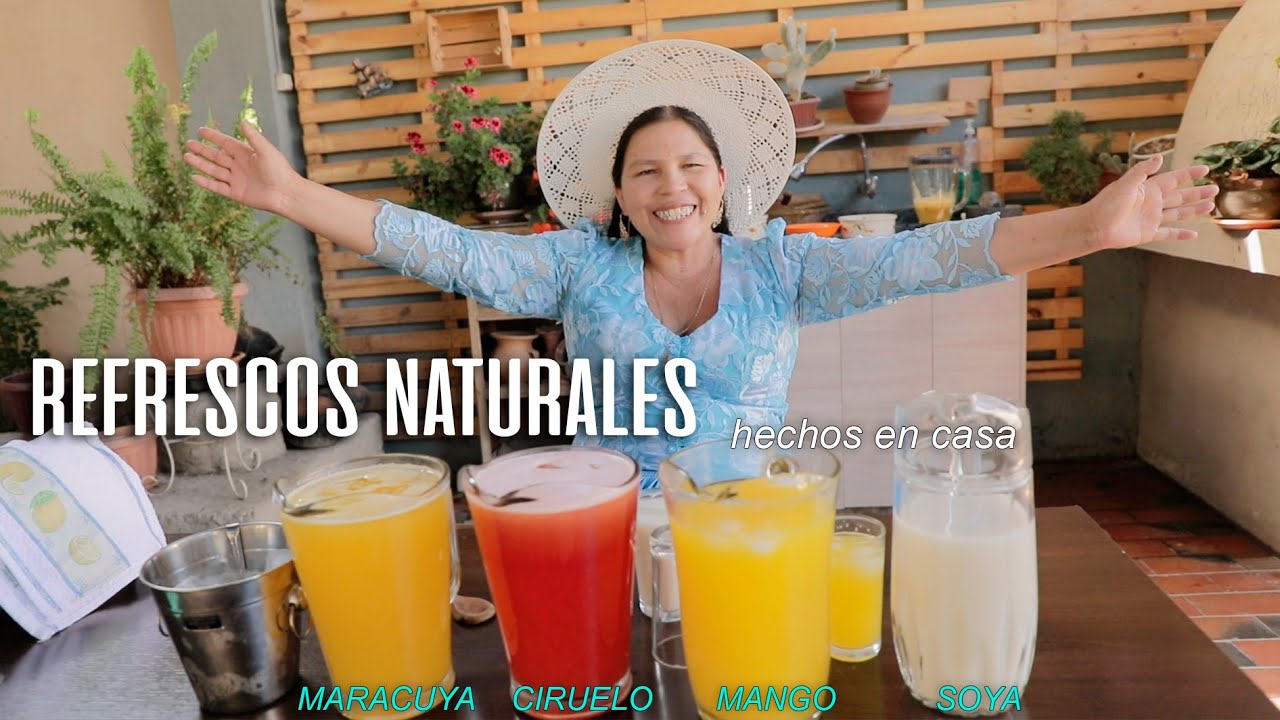 4 TIPOS DE REFRESCOS ECONÓMICOS HECHOS EN CASA