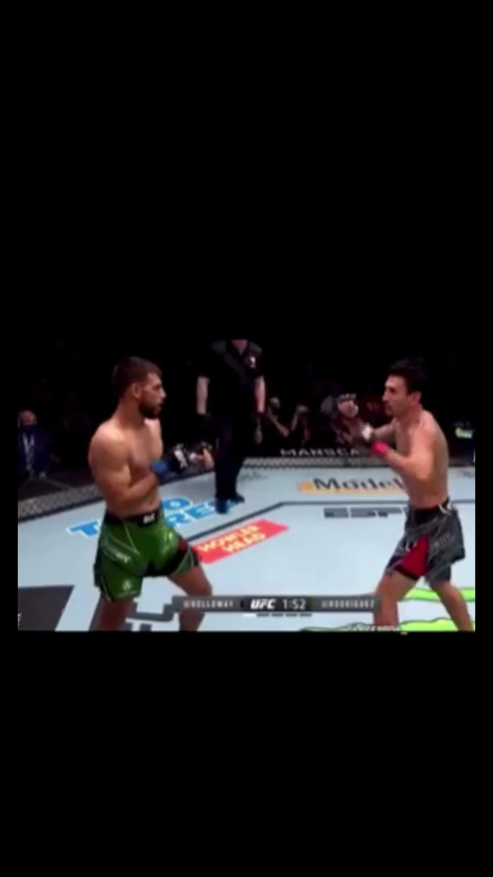 This fight is absolutely ? Via - @ufc #ufc #mma #knockout