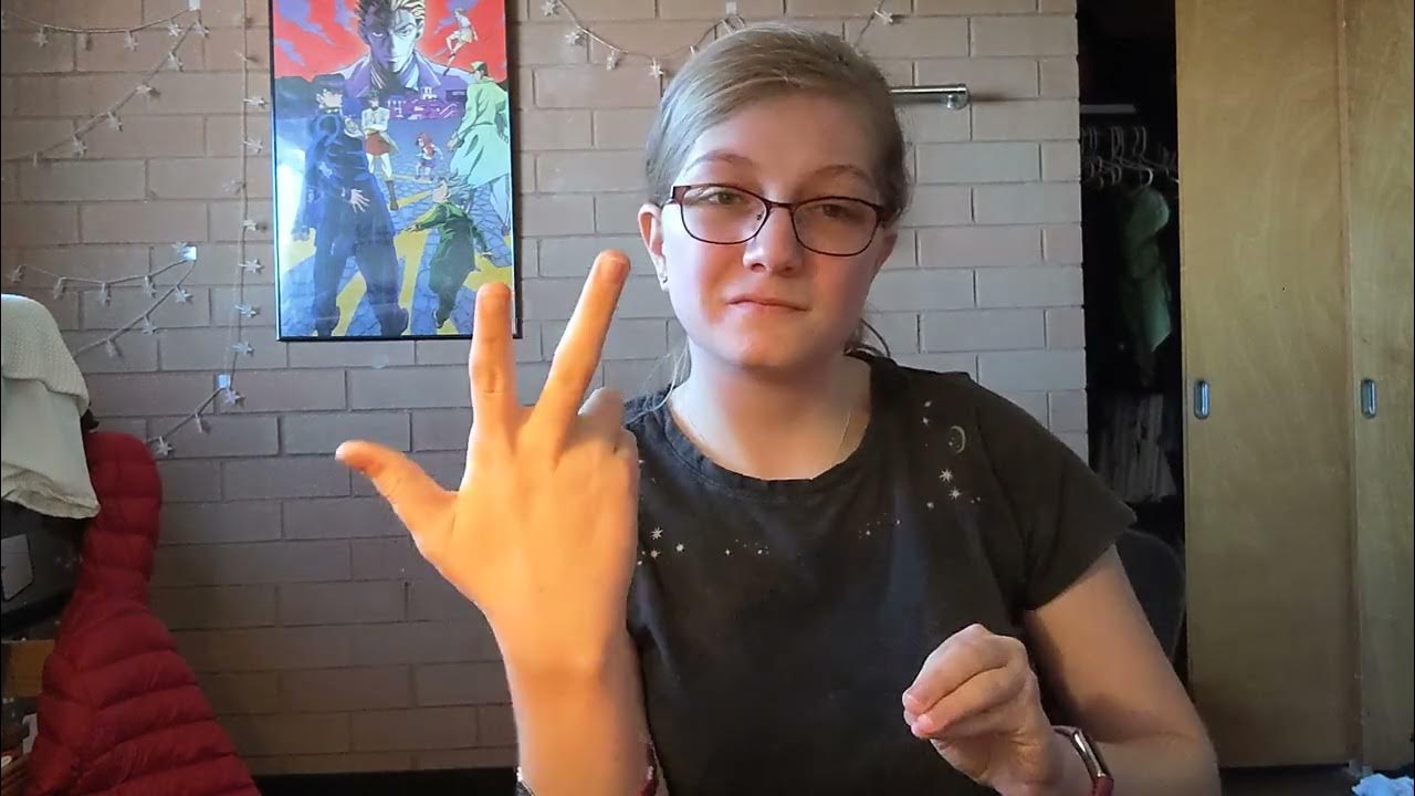 Conversation starter 8 for UNCO ASL 5 YouTube